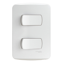 2 INT S 10A 250V 4X2 BR MILUZ