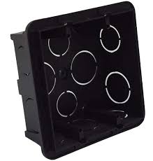CAIXA EMBUTIR PARA ALVENARIA 4X4 PRETA