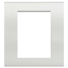 PLACA QUADRADA 3+3 POSTOS 4X4 - BIANCO 