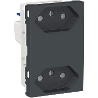 TOM 2P+T 10A DUP 250V BORNE AUT GR ORION