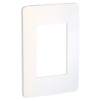 PLACA 3MOD 4X2 CHROME SOFT ORION
