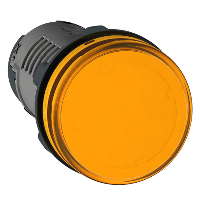 SINALIZADOR 22MM LED LARANJA 110VAC