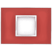 PLACA 2 POSTOS 4X2 QUAD MIRROR RED