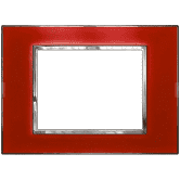 PLACA 3 POSTOS 4X2 QUAD MIRROR RED