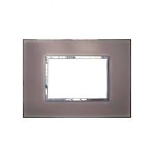 PLACA 3 POSTOS 4X2 QUAD MIRROR TAUPE