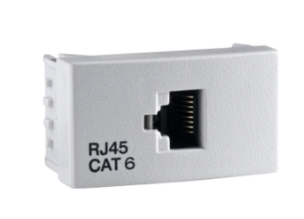 MODULO TOMADA RJ45 (8 FIOS) UTP CAT.6 1