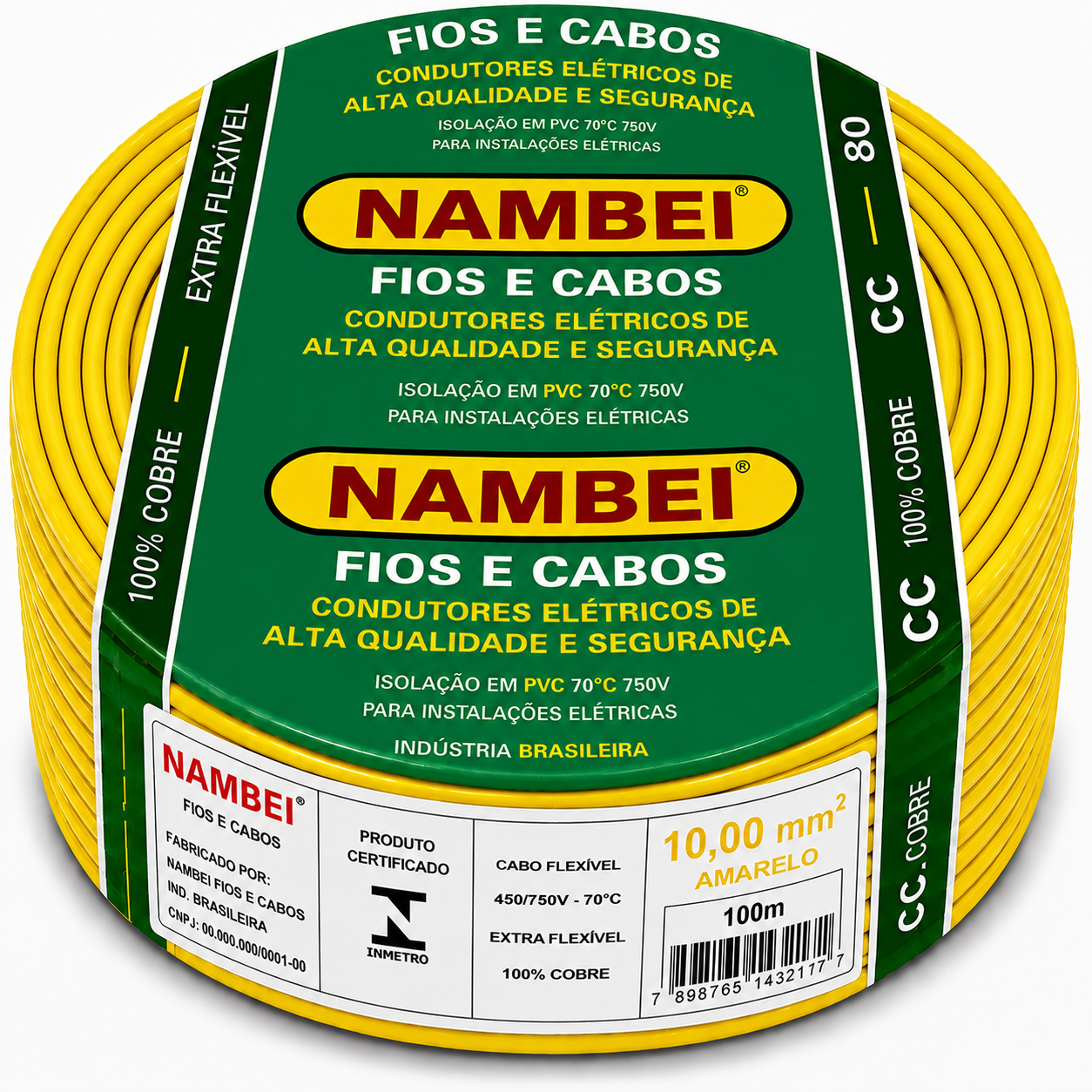 CABO FLEX 10.00MM 750V AM NAMBEI