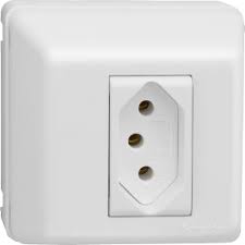 TOMADA MOVEL 2P CILINDRICOS 10A 250V BR