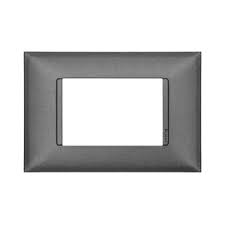 PLACA 3 POSTOS 4X2 ALUMINIO PP+