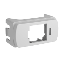 CJ 2 TAMPAS RJ45 KEYSTONE BR MILUZ