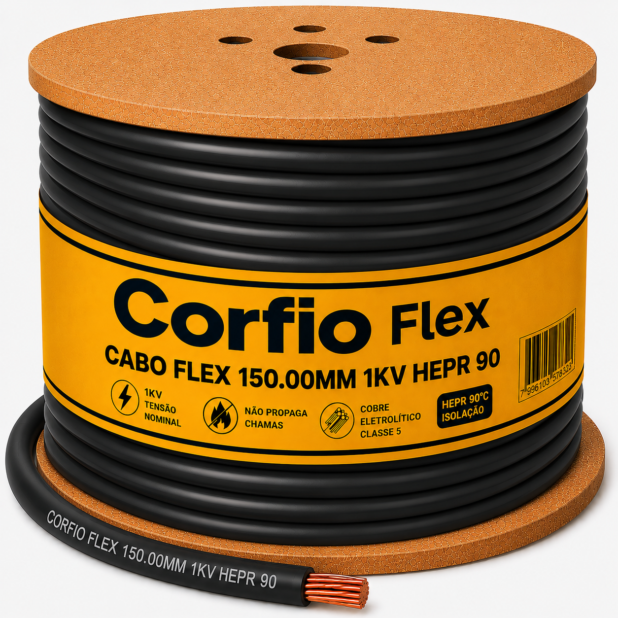 CABO FLEX 150.00MM 1KV HEPR 90 PT CORFIO