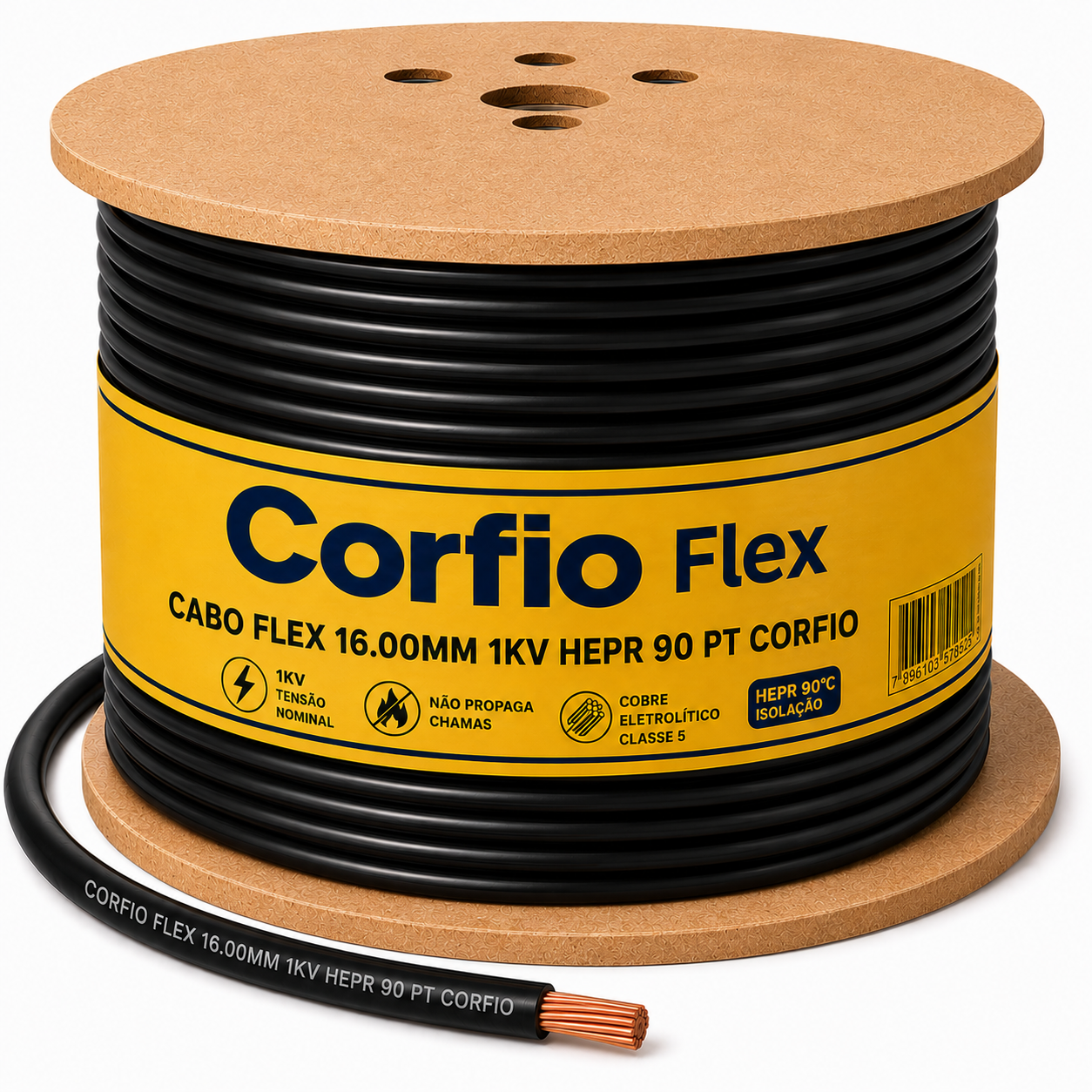 CABO FLEX 16.00MM 1KV HEPR 90 PT CORFIO