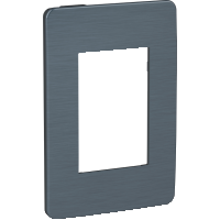 PLACA 3MOD 4X2 GALAXY BLACK ORION