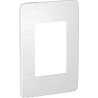 PLACA 3MOD 4X2 COSMIC GREY ORION