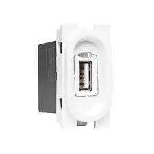 CARREG USB 1100MA 1M BRANCA