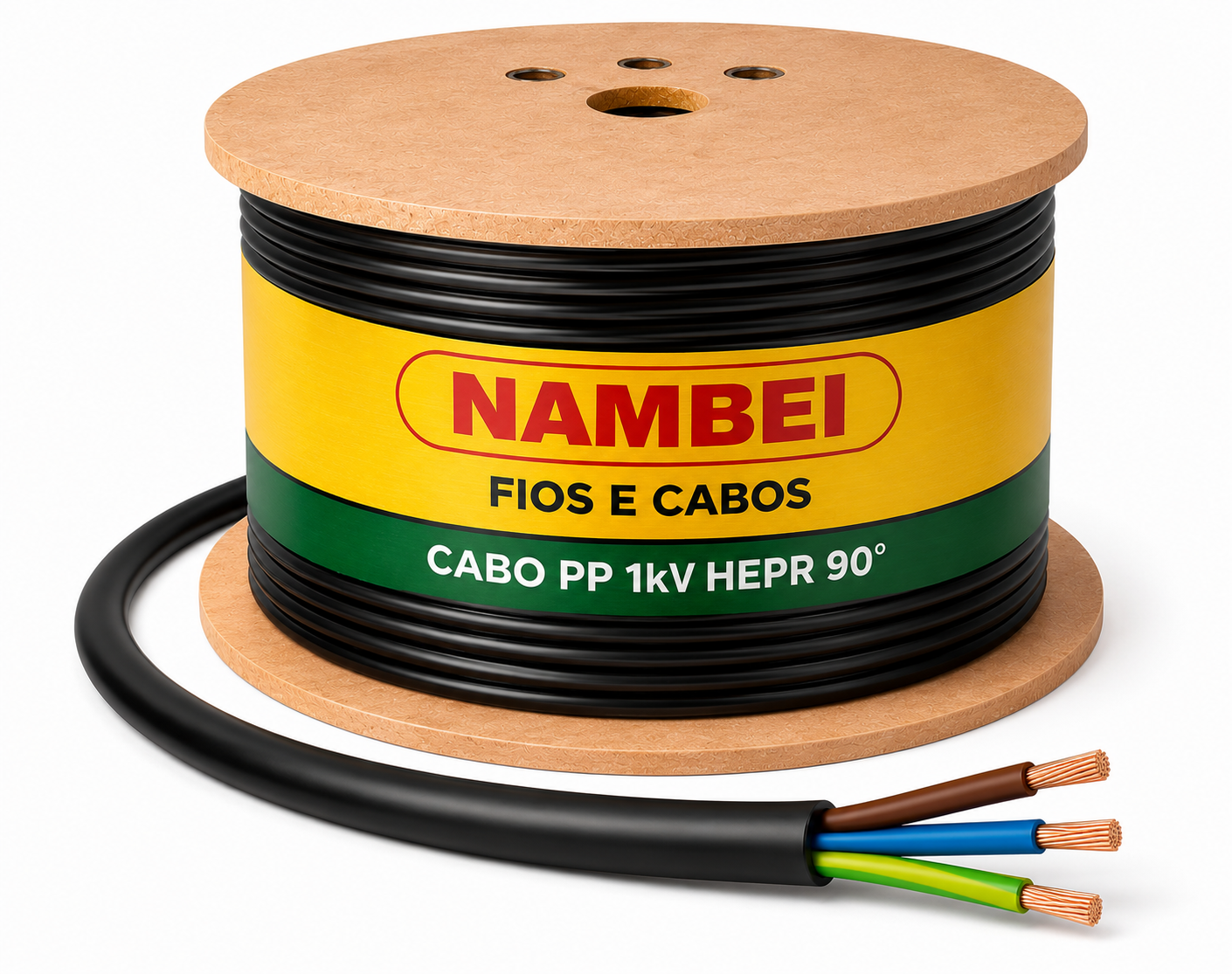 CABO PP 3X1.50MM 1KV HEPR 90 PT NAMBEI M