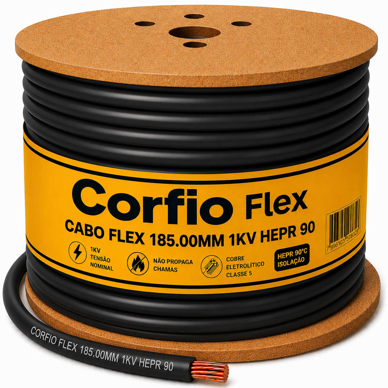 CABO FLEX 185.00MM 1KV HEPR 90 PT CORFIO