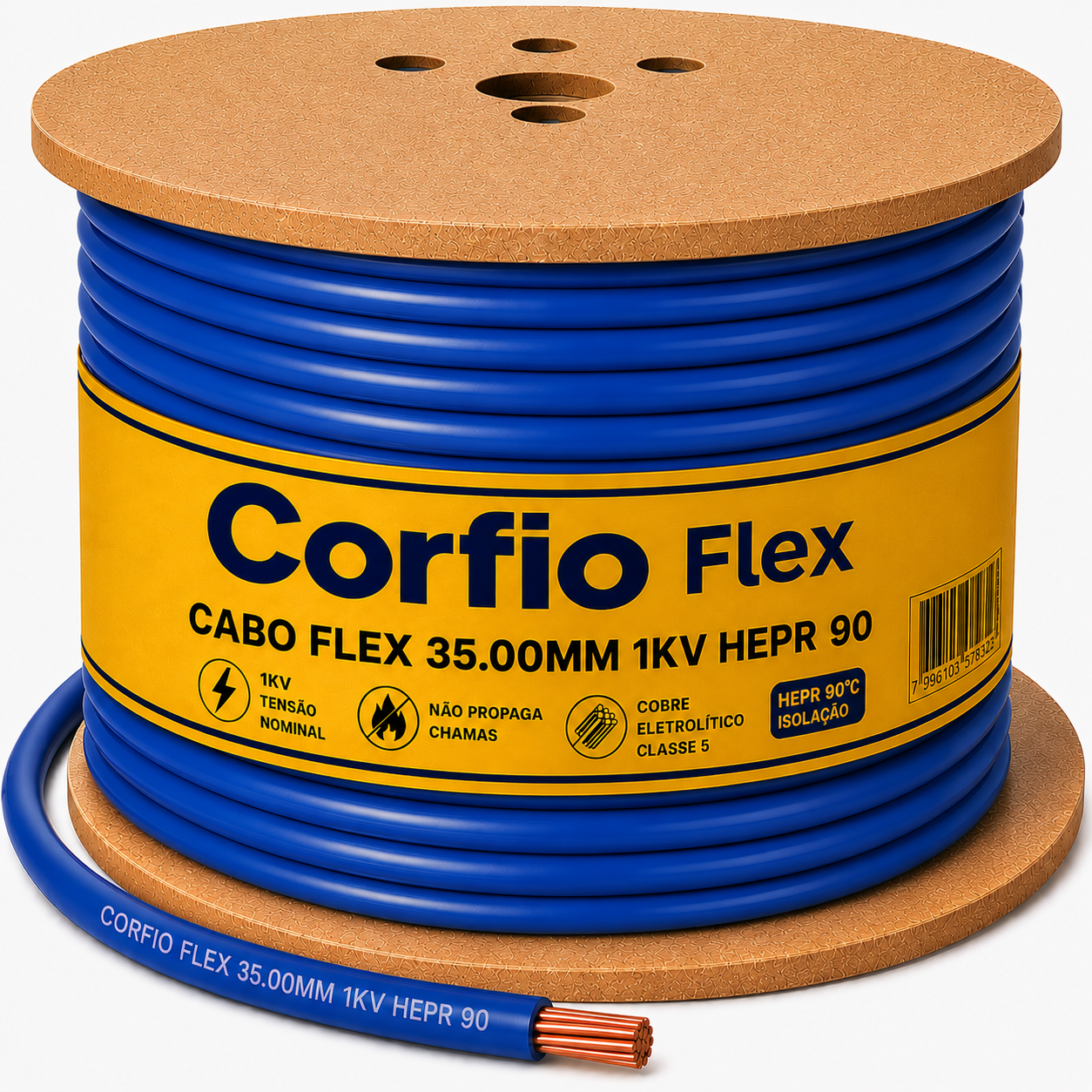 CABO FLEX 35.00MM 1KV HEPR 90 AZ CORFIO