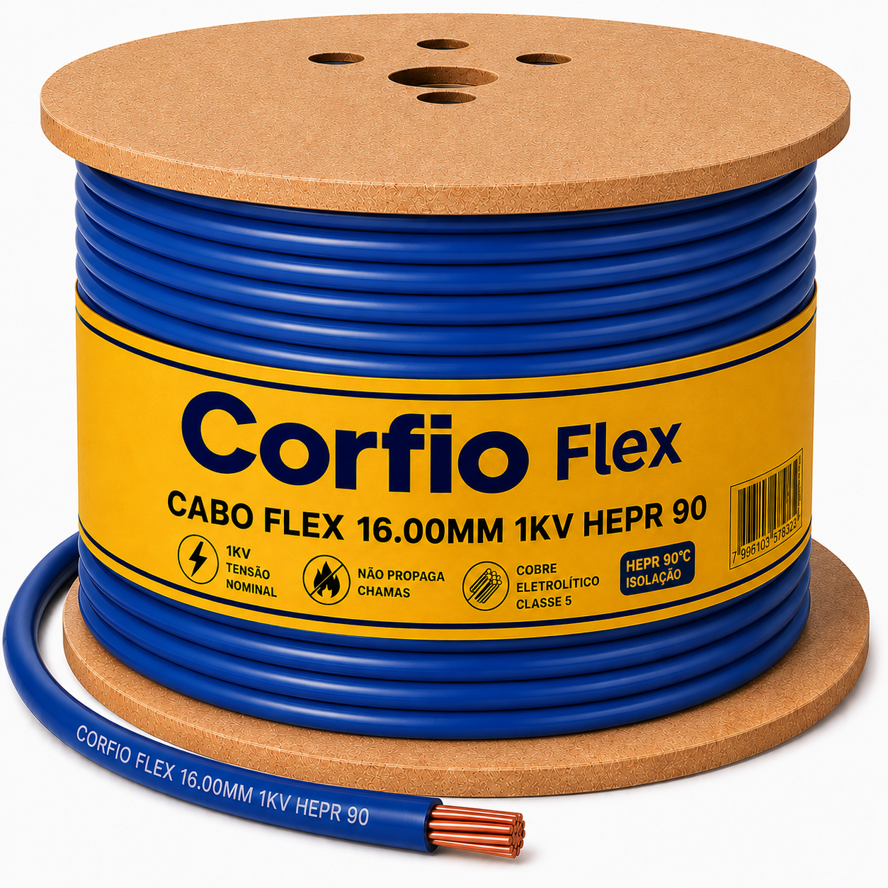 CABO FLEX 16.00MM 1KV HEPR 90 AZ CORFIO
