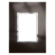 PLACA 3 POSTOS 4X2 QUAD BLACK BRUSHED