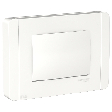 PLACA 3MOD + SUP 4X2 IP55 BR ORION