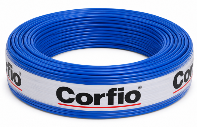 CABO FLEX ATOX 6.00MM 750V AZ CORFIO