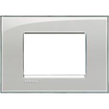 PLACA QUAD 3 POSTOS 4X2 GRIGIO GHIACCIO