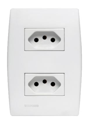2 TOM 2P+T 20A 250V 4X2 BR ILUS