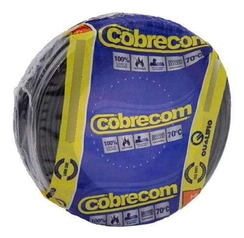 CABO PP 3X2.50MM 500V PT COBRECOM