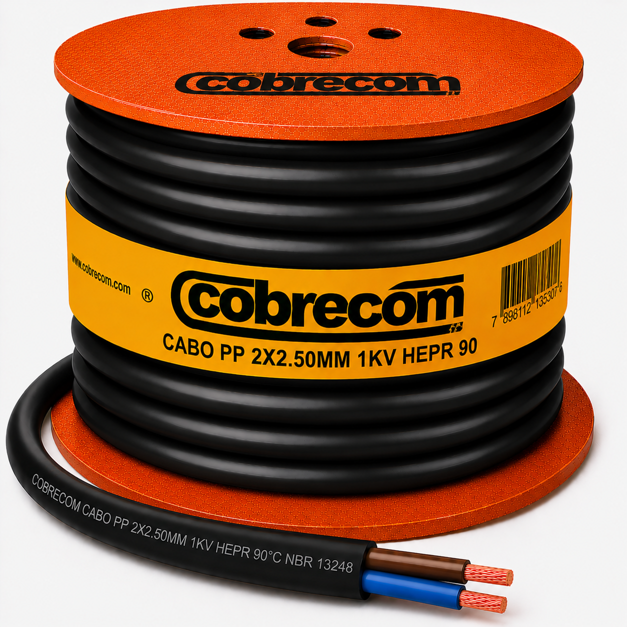 CABO PP 2X2.50MM 1KV HEPR 90 PT COBRECOM