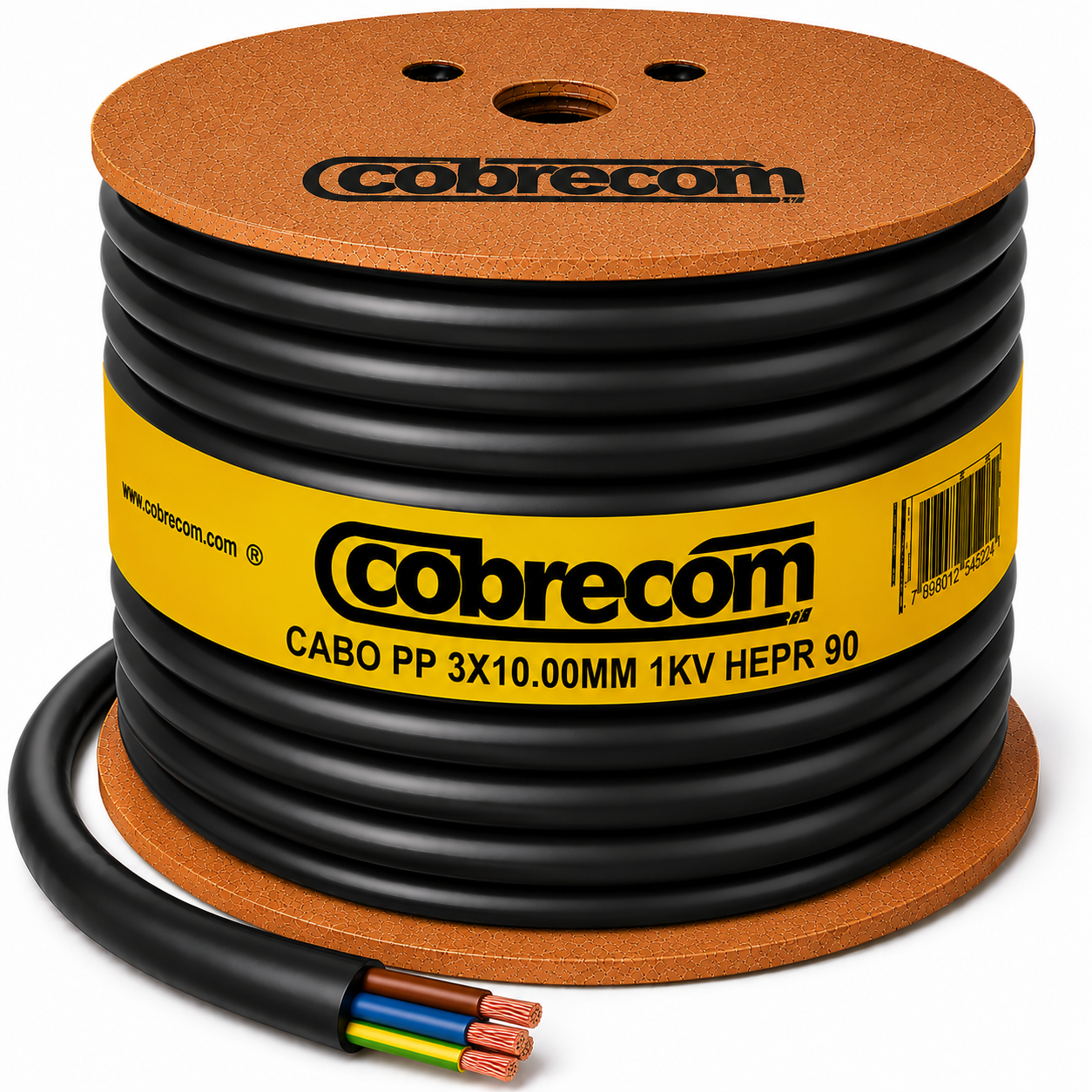 CABO PP 3X10.00MM 1KV HEPR 90 PT COBRECO