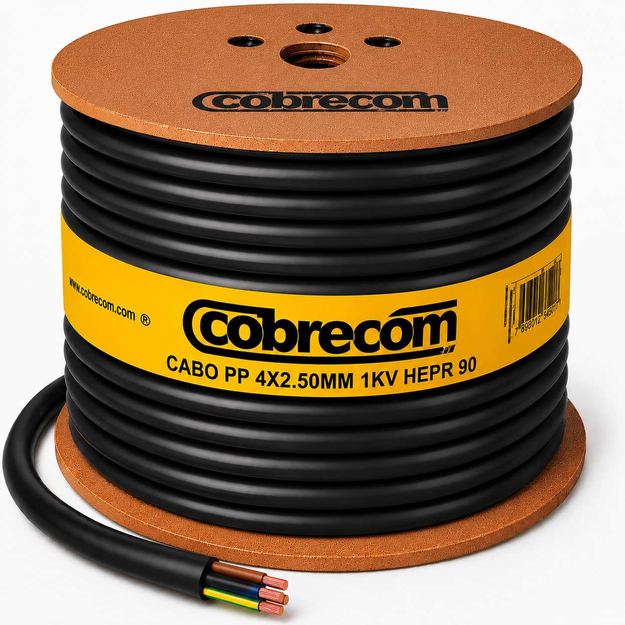 CABO PP 4X2.50MM 1KV HEPR 90 PT COBRECOM