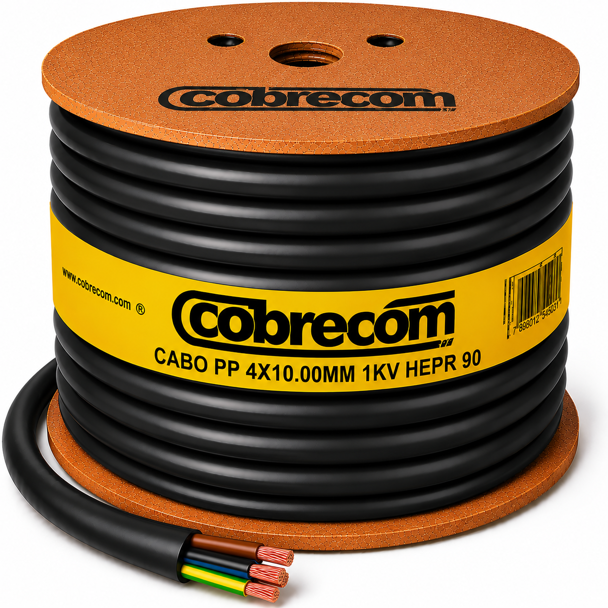 CABO PP 4X10.00MM 1KV HEPR 90 PT COBRECO