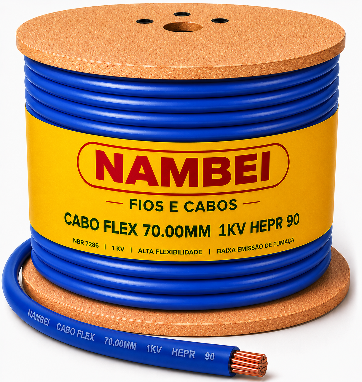 CABO FLEX 70.00MM 1KV HEPR 90 AZ NAMBEI