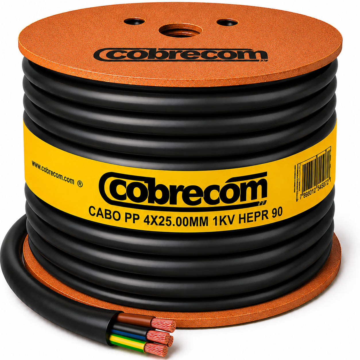 CABO PP 4X25.00MM 1KV HEPR 90 PT COBRECO