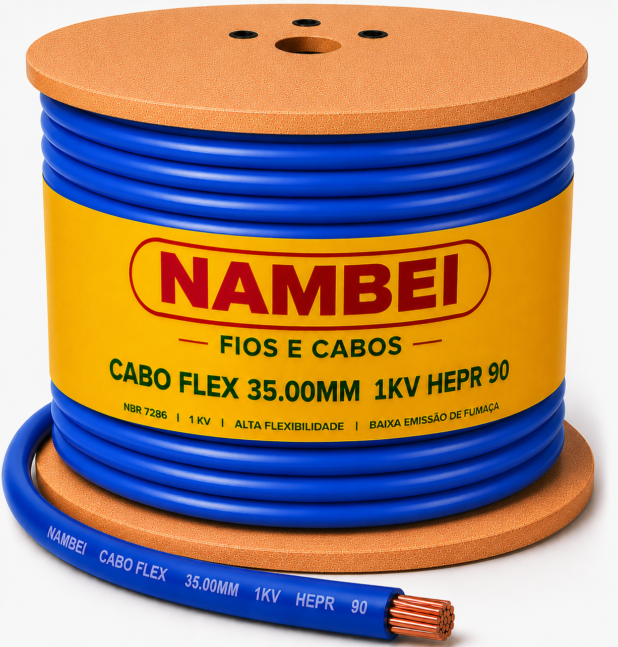 CABO FLEX 35.00MM 1KV HEPR 90 AZ NAMBEI