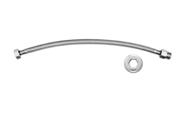 LIGAÇÃO FLEX MALHA AÇO INOX 40CM