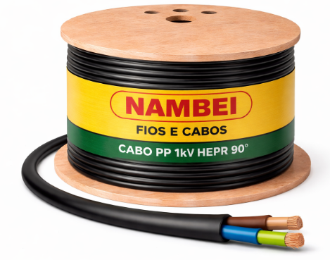 CABO PP 3X10.00MM 1KV HEPR 90 PT NAMBE M
