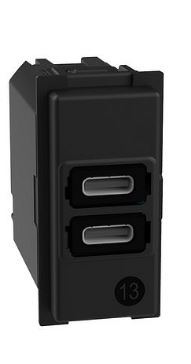 TOM CARREG USB X2 C+C 3A 15W 1M NEUTRO