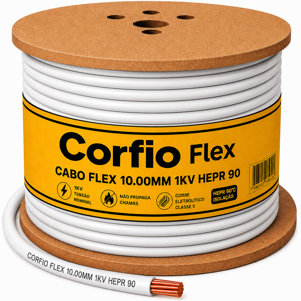 CABO FLEX 16.00MM 1KV HEPR 90 BR CORFIO