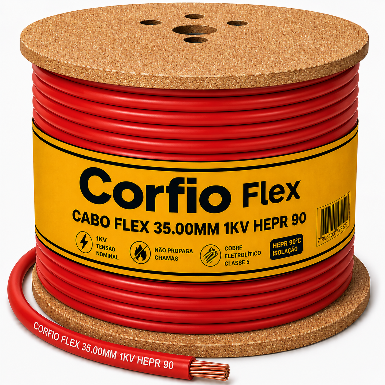 CABO FLEX 35.00MM 1KV HEPR 90 VM CORFIO