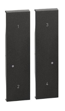 TAMPA P/COMANDO ENT/SAI CONECT 1M BLACK