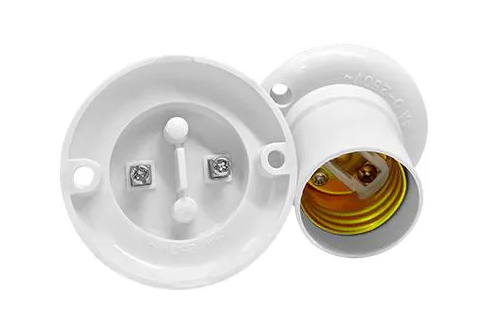 BASE E27 PLAST TIPO FIXO TETO 4A 250V BC
