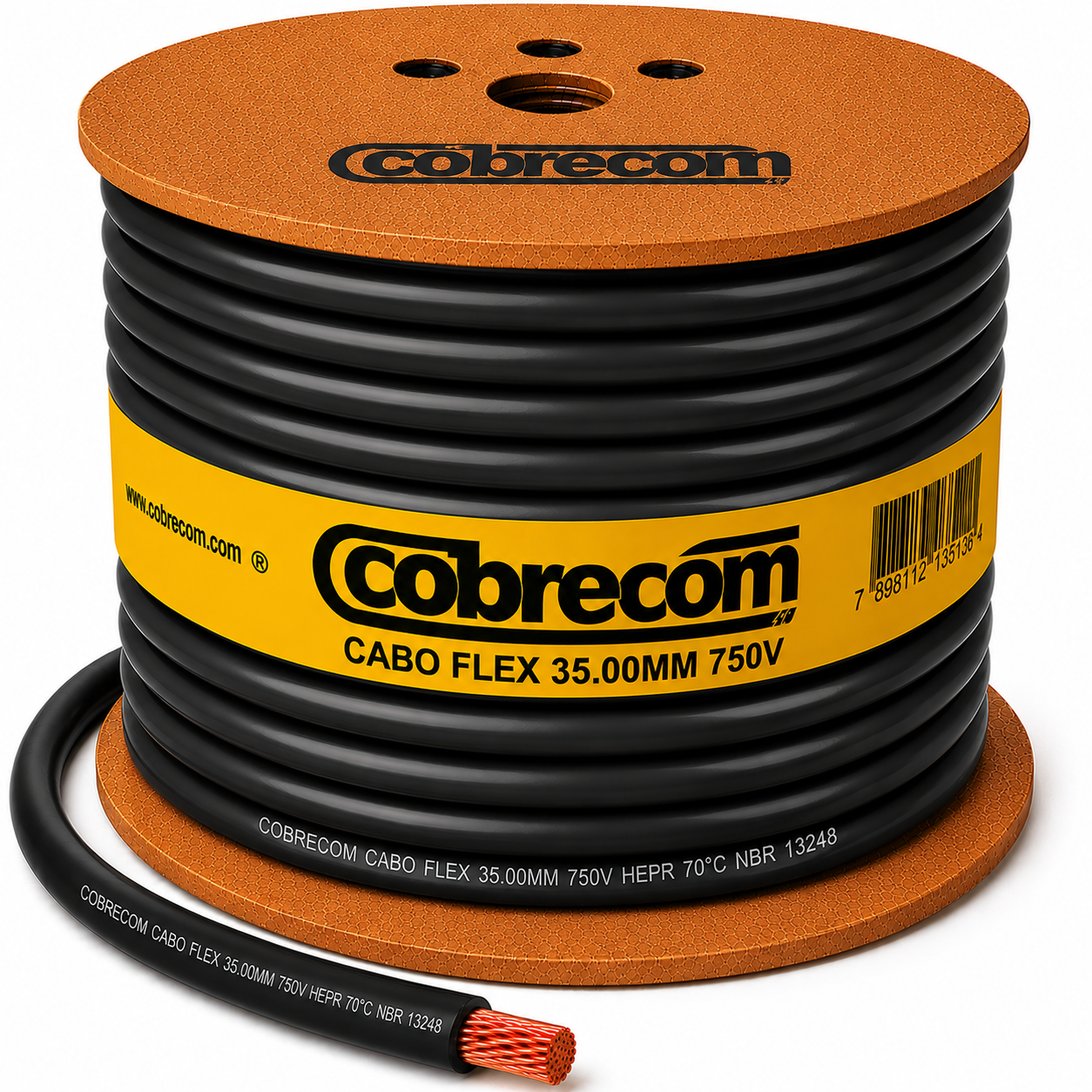 CABO FLEX 35.00MM 750V PT COBRECOM