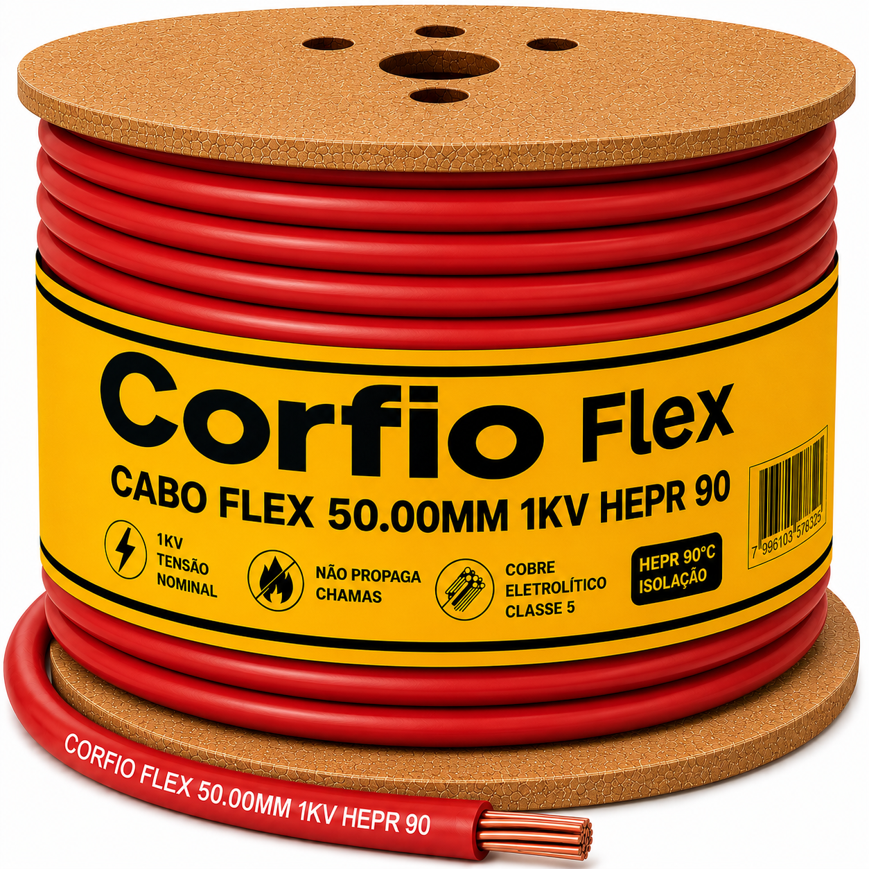 CABO FLEX 50.00MM 1KV HEPR 90 VM CORFIO