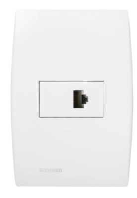 CJ 1 TOM RJ45 CAT5E 4X2 BR ILUS