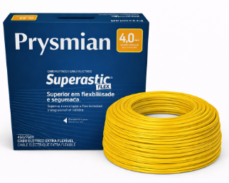 CABO FLEX 4.00MM 750V AM SUPERASTIC