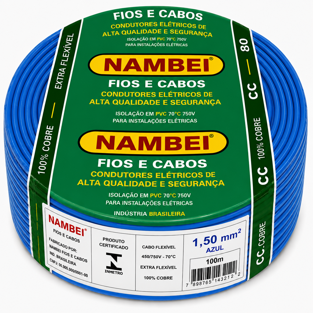 CABO FLEX 1.50MM 750V AZ NAMBEI