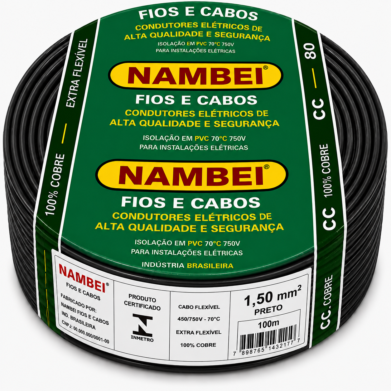 CABO FLEX 1.50MM 750V PT NAMBEI