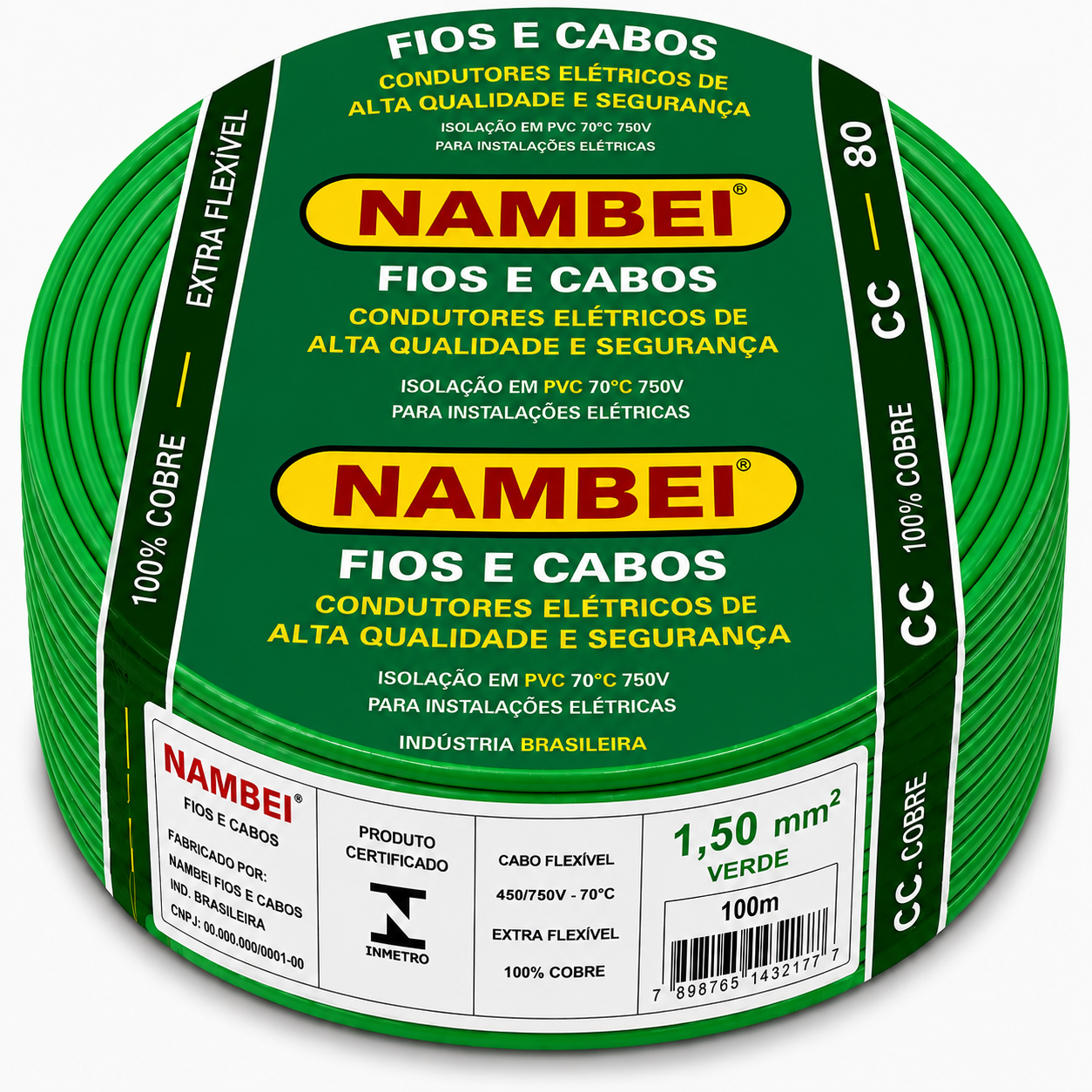 CABO FLEX 1.50MM 750V VD NAMBEI